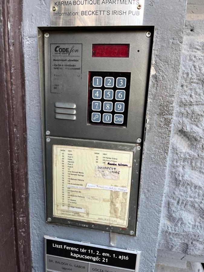 Apartament Casa Nora Liszt Ferenc Ter Budapeszt Zewnętrze zdjęcie